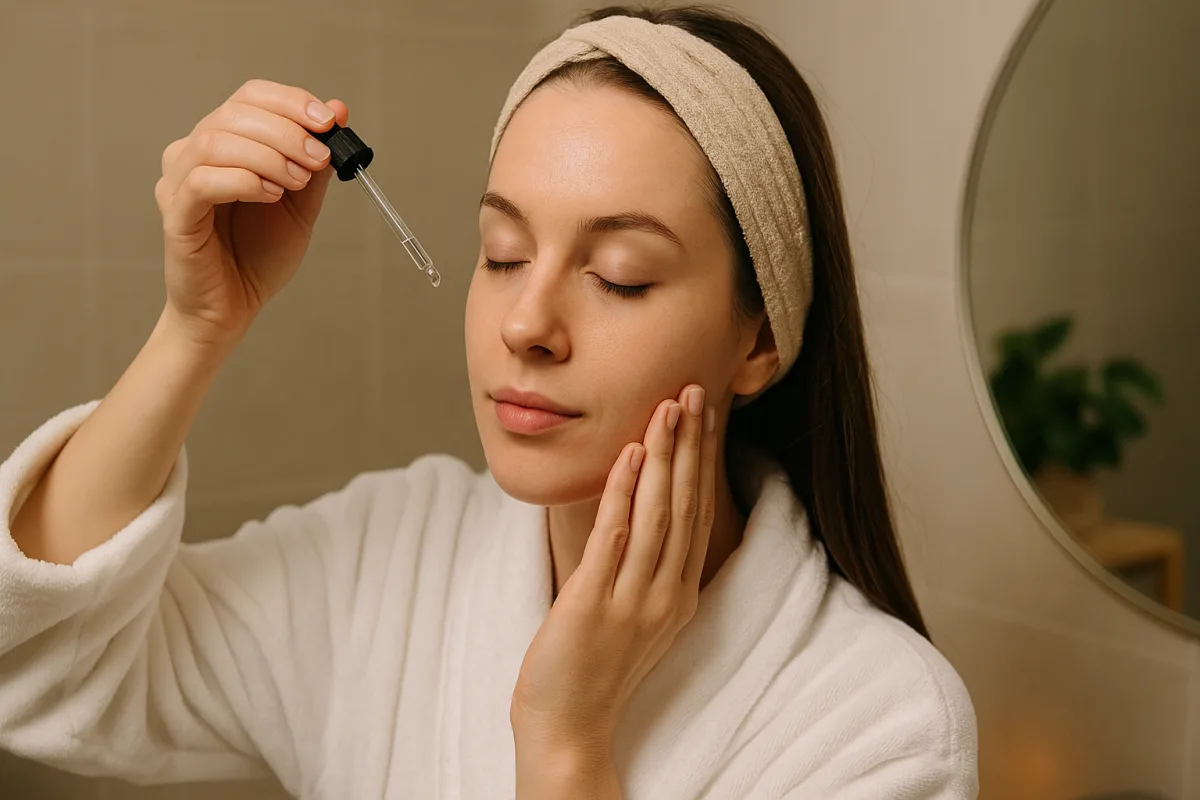 Come applicare il siero viso nella routine serale? Un semplice ordine fa tutta la differenza