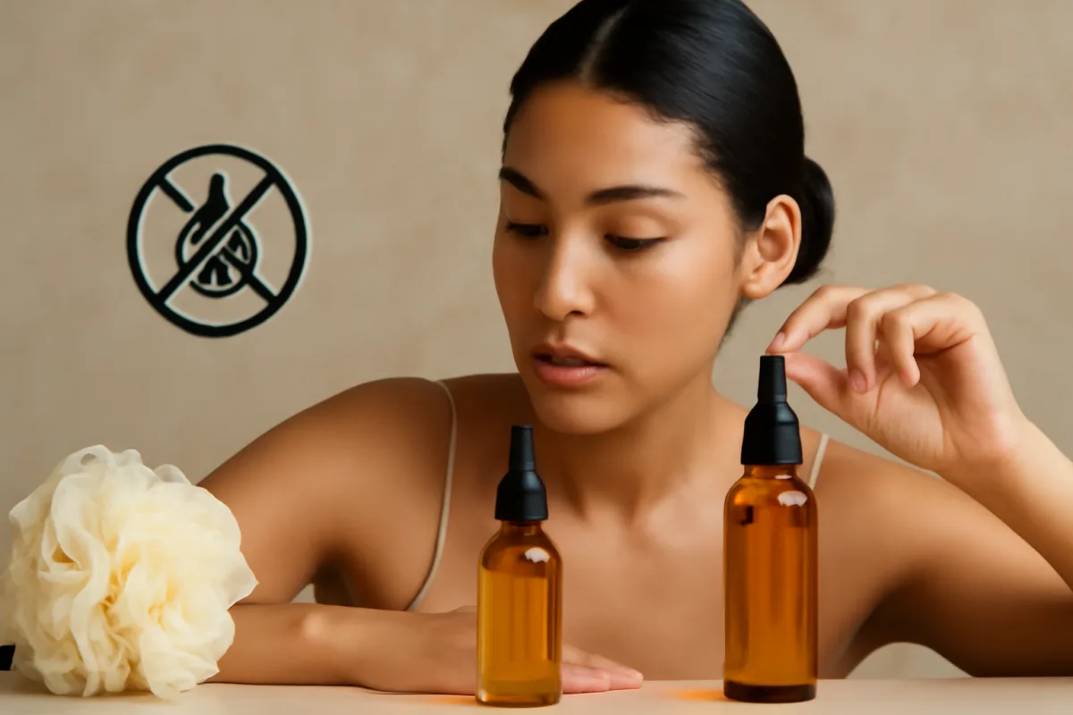 Come scegliere l’olio per il corpo ideale? Evita la texture che può intrappolare le tossine