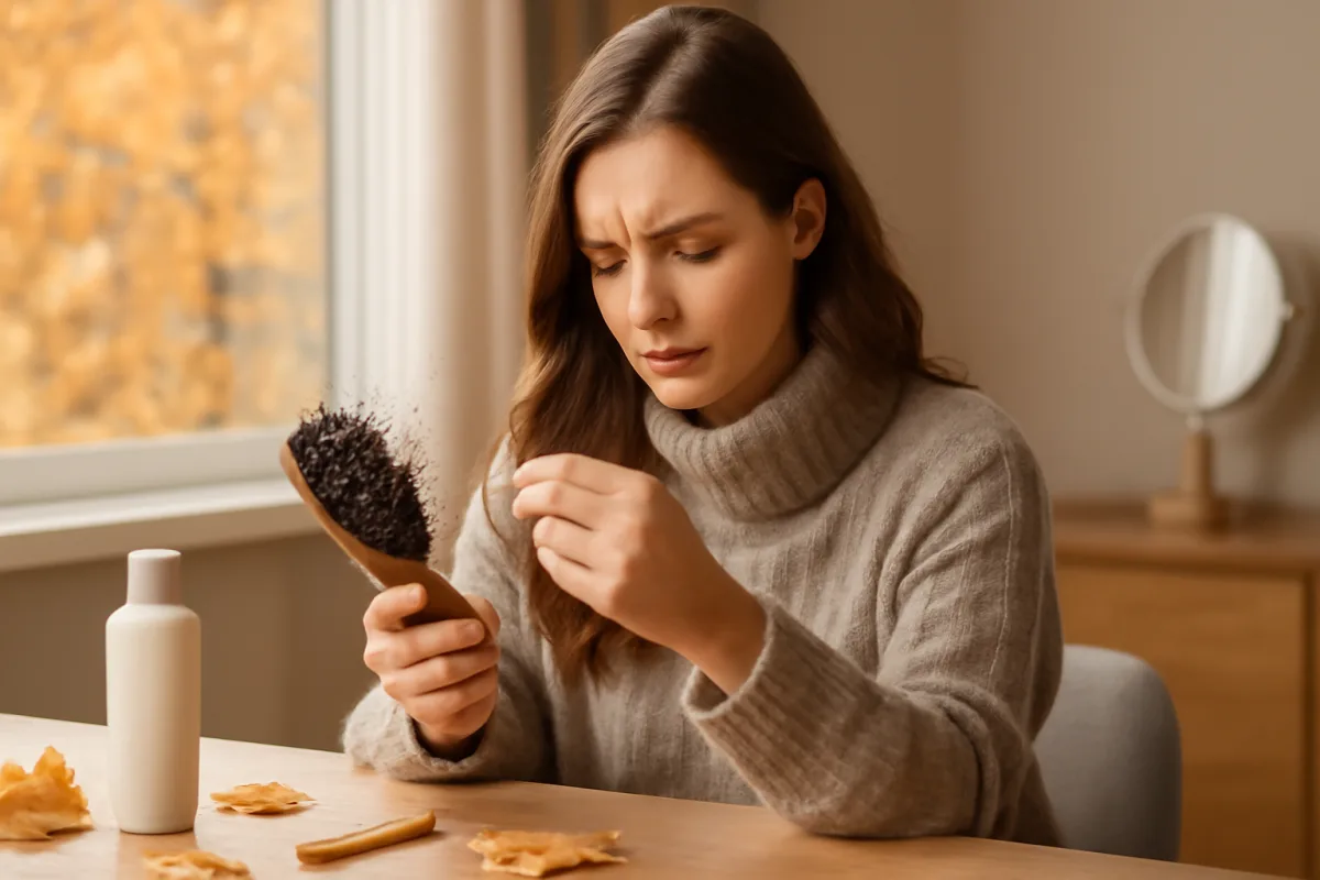 Caduta capelli in autunno: la routine corretta per prevenirla senza stress