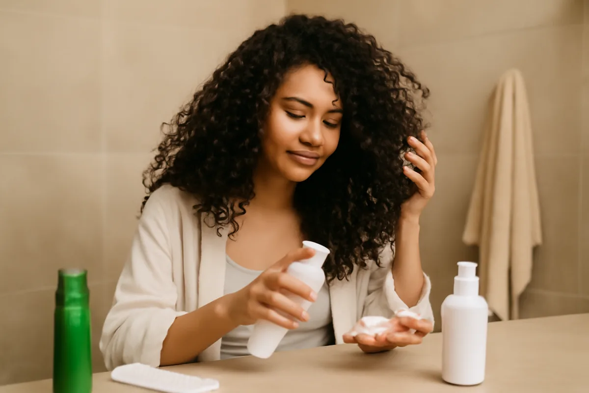 Capelli ricci definiti senza crespo: la routine che potresti non aver mai provato